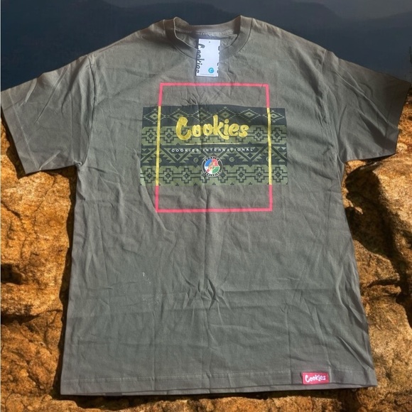 NWT Cookies International Men's olive green Shirt - Picture 3 of 5